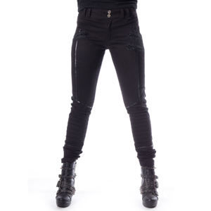 kalhoty dámské Chemical black - JENNA - BLACK - POI609